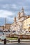 ROME, ITALY - MAY 5, 2019: Navona Square, Italian: Piazza Navona, the most romantic place in Rome, Italy