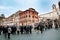 Rome italy - november8,2016 : large number of tourist attraction to spain step one of most popular traveling destination in rome