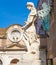 ROME, ITALY; OCTOBER 11, 2017: Archangel St Michael Statue at Ca