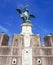 ROME, ITALY; OCTOBER 11, 2017: Archangel St Michael Statue at th