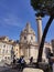 Rome, Italy - October 3, 2023: Historical Imperial Forums in Rome, Italy