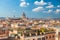 Rome, Italy Rooftop Skyline at Dusk