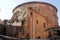 Rome, Italy - September 1,2017: A guitar artist is playing guitar and singing beside the Pantheon church