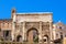 Rome, Italy - September 12, 2017: Arch of Emperor Septimius Severus in the Roman Forum, Architecture and landmarks of Rome.