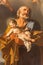 ROME, ITALY: St. Joseph painting by A. Milani (18. cent.) in church Basilica di Santi Giovanni e Paolo.