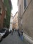 Rome, Italy, tourists on the streets of the Eternal City.