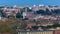 Rome Italy - The view of the city from Janiculum hill and terrace, with Vittoriano, TrinitÃ  dei Monti church and Quirinale