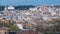 Rome Italy - The view of the city from Janiculum hill and terrace, with Vittoriano, TrinitÃ  dei Monti church and Quirinale