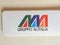 ROME - JUN 2020: Alitalia airline bag tag