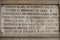 Rome marble inscription edict order 1757