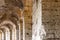 Rome - Massive columns in the interior of Colosseum of city of Rome, Lazio, Italy, Europe. UNESCO World Heritage Site