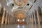 Rome -The nave of church Chiesa di San Pietro in Vincoli with the antic columns.