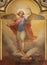 Rome - The neo-baroque fresco Michael archangel in the church Oratorio di San Francesco Saverio