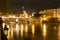 Rome by night. Vittorio Emanuele bridge