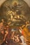 Rome - The paint of holy Trinity and the saints Bartholomew and Nicholas of Bari in church Chiesa di Santa Maria ai Monti.