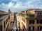 Rome panorama with roof gardens