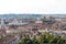 Rome panoramic view from Villa Borghese, Italy