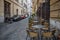 Rome\'s street cafes and machines