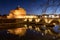 Rome Sant` Angelo Castle by night