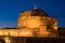 Rome Sant` Angelo Castle by night