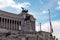 Rome - Scenic view on the front facade of Victor Emmanuel II monument on Piazza Venezia in Rome