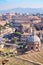 Rome skyline with the Colosseum visible in the back