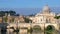 Rome Skyline with St Peter Basilica of Vatican