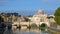 Rome Skyline with St Peter Basilica of Vatican