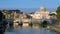 Rome Skyline with St Peter Basilica of Vatican