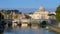 Rome Skyline with St Peter Basilica of Vatican