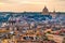 Rome Skyline with St Peter Cathedral, Rome, Italy