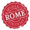 Rome stamp rubber grunge