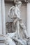 Rome Statue at Outside from Stone Marble Style of Roman Empire Artists Design in Rome Italy 2014