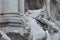 Rome Statue at Outside from Stone Marble Style of Roman Empire Artists Design Rome Italy 2014