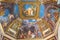 Rome, Vatican City, Italy - Apollo and the Muses fresco by Tommaso Conca and other ceiling frescos in the Muses Room within the