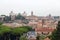 ROME. Views of the city from the observation deck Giardino degli Aranci