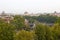 ROME. Views of the city from the observation deck Giardino degli Aranci