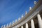 Rome â€“ Piazza San Pietro St. Peter`s Square - Colonnade of the Bernini Gianlorenzo. Italy