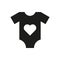 Romper suit icon. design. Shirt, clothes symbol. web. graphic. AI. app. logo. object. flat. image. sign. eps. art