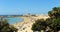 Rompidillo Chorrillo beach in Rota, Coast of Light province of Cadiz, Spain.