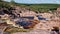 Roncador waterfall in the Pantanal Marimbus in Andarai, Chapada Diamantina, Brazil