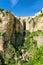 Ronda bridge and canyon, Ronda, Malaga, Spain.