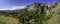 Ronda landscape panoramic view.