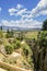 Ronda landscape view. A city in the Spanish province of Malaga.