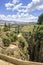 Ronda, view over Puente Viejo, old bridge. Spain