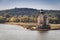 Rondout Lighthouse on the Hudson River, Kingston, NY, in early fall