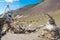 Rongtil La Pass 3790m view from Between Hemis Shukpachan and Tingmosgang Temisgam in Sham Valley, Ladakh, India