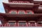 Roof of Buddha Tooth Relic Temple at China town, Singapore