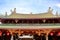 Roof of Chinese Temple Thian Hock Keng in Singapore