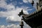 Roof decorations on the territory Giant Wild Goose Pagoda, Xian (Sian, Xi\'an)